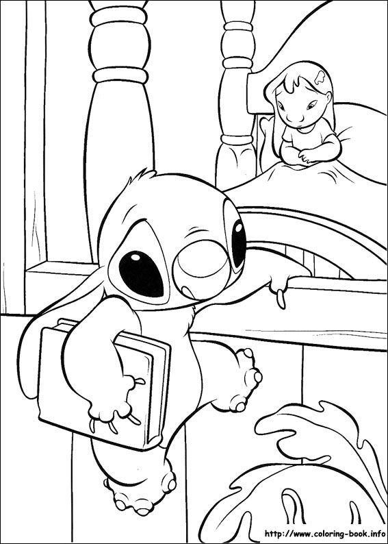 Lilo and Stitch coloring picture